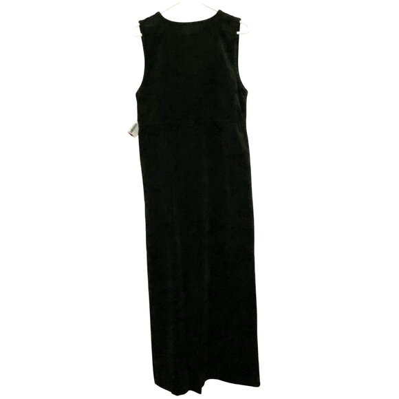 Westbound Sleeveless Corduroy Maxi Dress S Forest Green Western Earthy Boho - Picture 4 of 8